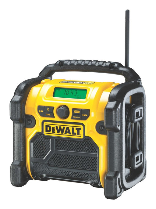 EAN 5035048459256 - DeWALT DCR020-QW radio Portátil Digital Negro, Amarillo imagen 1