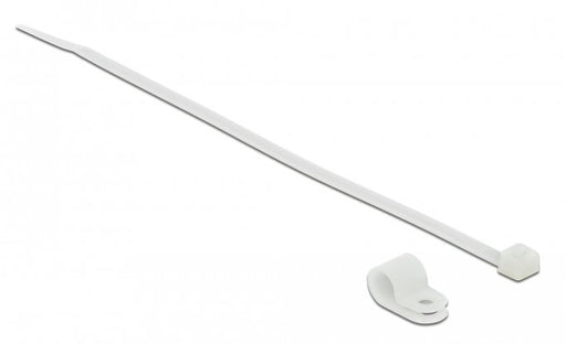 EAN 4043619188659 - DeLOCK 18865 presilla Brida atornillada Nylon Blanco 10 pieza(s) imagen 1