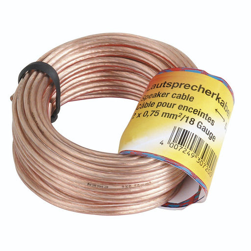 EAN 4047443432629 - Hama 00205266 cable de audio 20 m Cobre, Transparente imagen 1