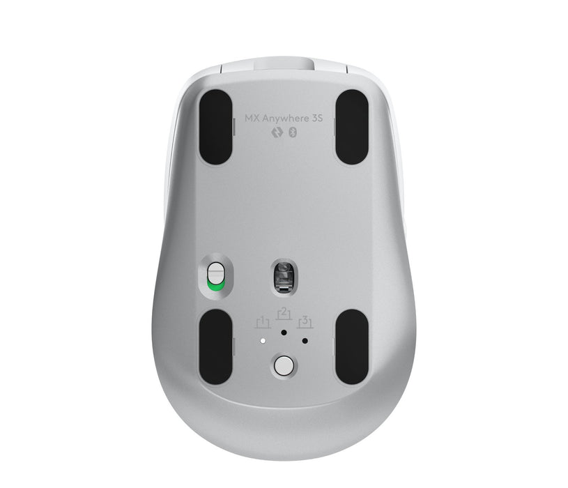 EAN 5099206111745 - Logitech MX Anywhere 3S ratón Oficina Mano derecha RF Wireless + Bluetooth Laser 8000 DPI imagen 4