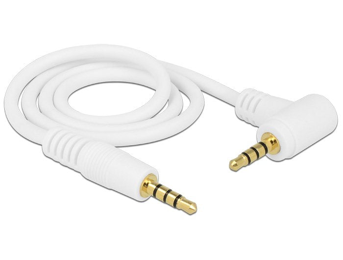 EAN 4043619847365 - DeLOCK 84736 cable de audio 0,5 m 3,5mm Blanco imagen 2