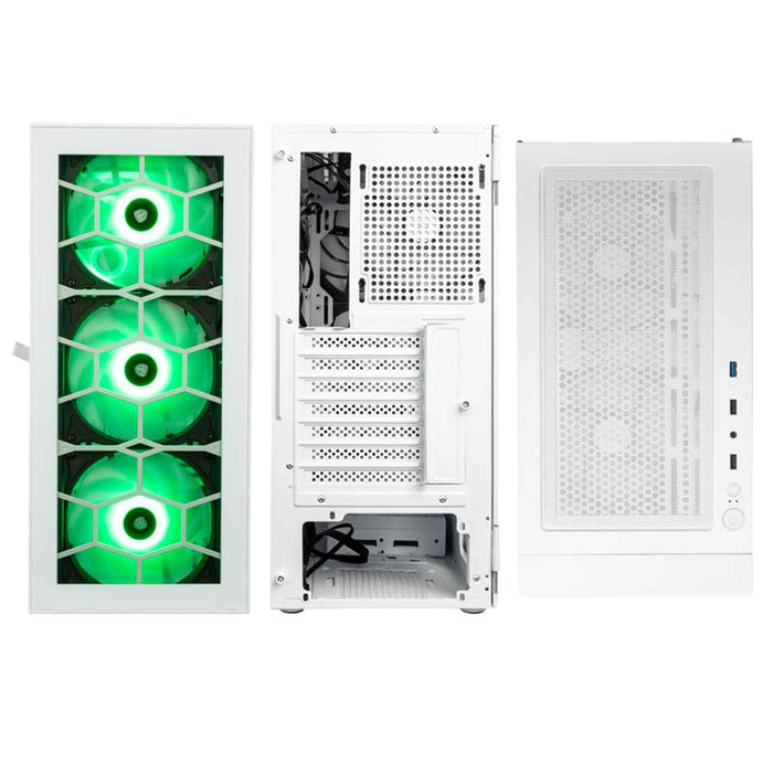 EAN 5999094005372 - Kolink OBSERVATORY HF GLASS WHITE ARGB Midi Tower Blanco imagen 2