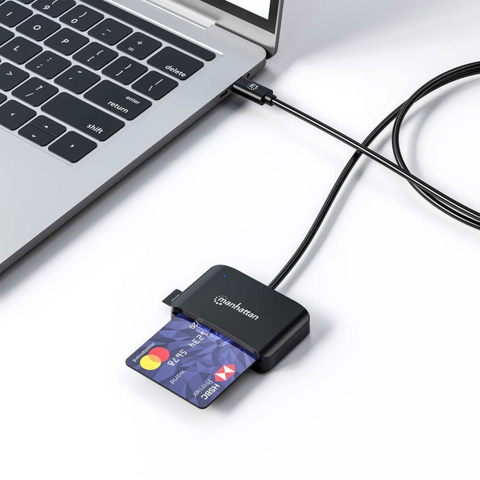 EAN 0766623102742 - Manhattan 102742 lector de tarjeta inteligente USB Tipo C imagen 6