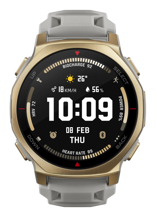 EAN 6972596109440 - Amazfit T-rex 3 Pro 3,35 cm (1.32") AMOLED 44 mm Digital 466 x 466 Pixeles Pantalla táctil Oro Wifi GPS ( imagen 2