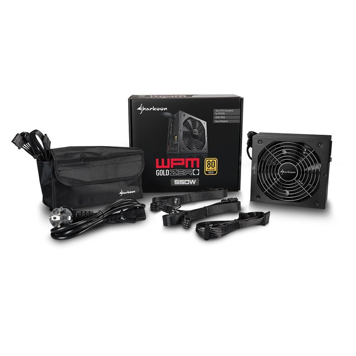 EAN 4044951026548 - Sharkoon WPM Gold ZERO unidad de fuente de alimentación 550 W 24-pin ATX ATX Negro imagen 4