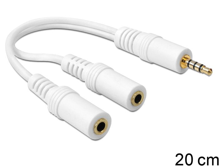 EAN 4043619654475 - DeLOCK 65447 divisor de audio Blanco imagen 1