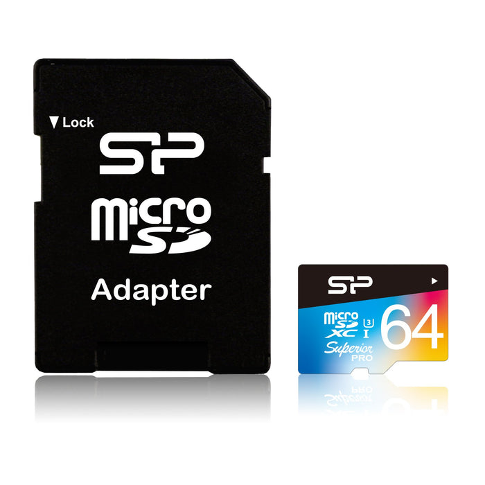 EAN 4712702644050 - Silicon Power Superior Pro 64 GB MicroSDXC UHS-III Clase 10 imagen 2