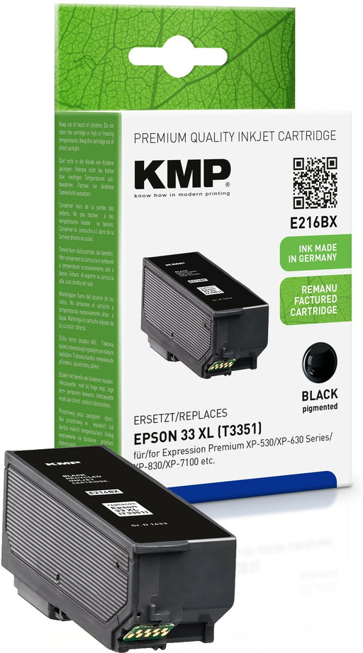 EAN 4011324218909 - KMP 1633,4001 cartucho de tinta Compatible Alto rendimiento (XL) Negro imagen 1