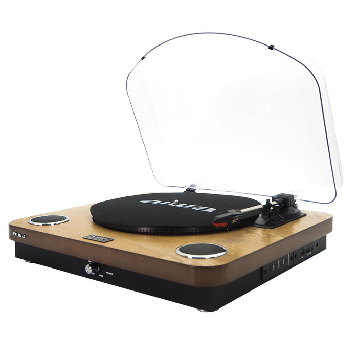 EAN 8435256896718 - Aiwa GBTUR-120WD Negro, Madera imagen 1