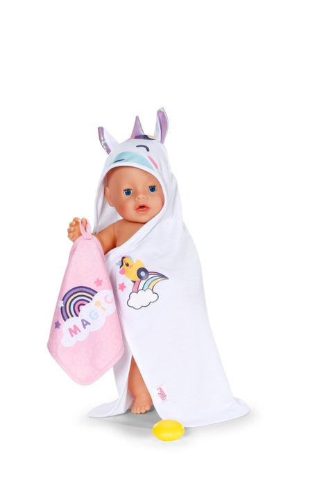 EAN 4001167837573 - BABY born Hooded Towel Set Conjunto de baño para muñecas imagen 2