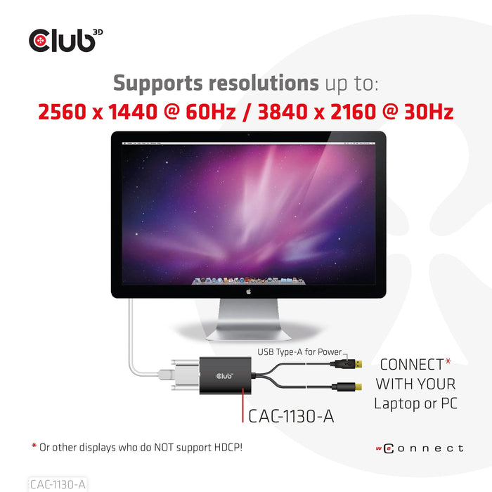 EAN 8719214472467 - CLUB3D CAC-1130-A adaptador de cable de vídeo 0,6 m DVI-D Mini DisplayPort + USB Type-A Negro imagen 5