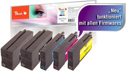 EAN 7640173430223 - Peach 0F319863 cartucho de tinta 5 pieza(s) Compatible Rendimiento estándar Negro, Cian, Magenta, Amarill imagen 1