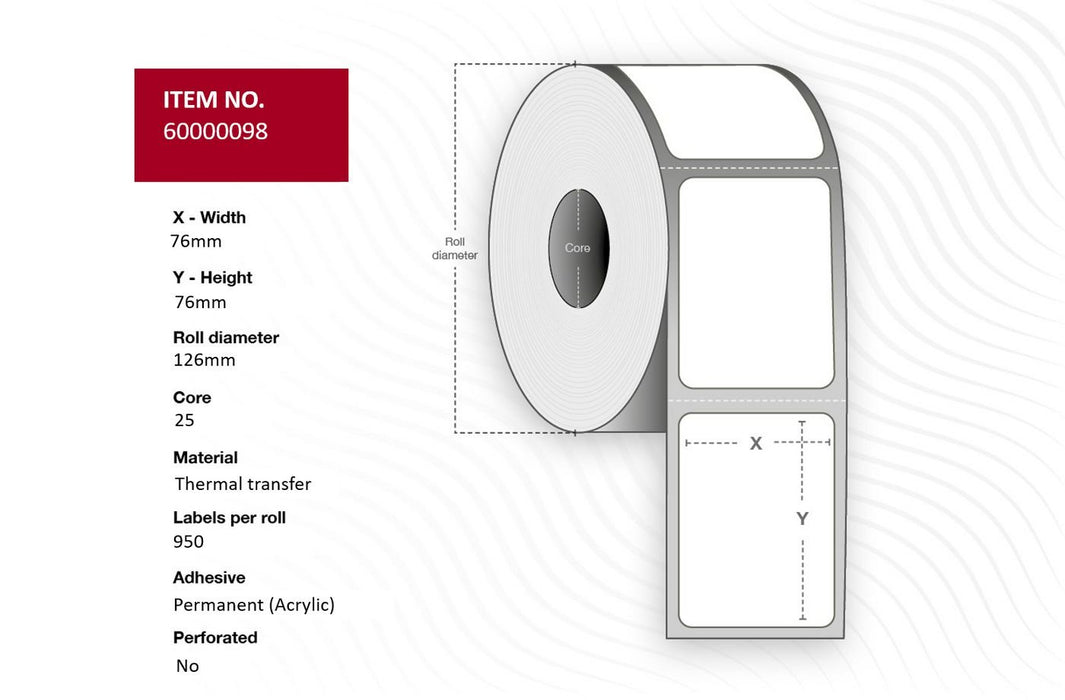 EAN 5704174992424 - Capture 60000098 etiqueta de impresora Blanco imagen 1