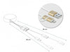 EAN 4043619858200 - DeLOCK 85820 cable USB USB 2.0 0,92 m USB A Micro-USB B/Lightning Oro, Blanco imagen 4