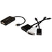 EAN 0065030844338 - StarTech.com MDP2DPDVHD adaptador de cable de vídeo 0,15 m DisplayPort + DVI-D + HDMI Negro imagen 4