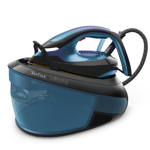 EAN 3121040086414 - Tefal Express Vision SV8151 2800 W 1,8 L Durilium AirGlide Autoclean soleplate Azul, Negro imagen 1