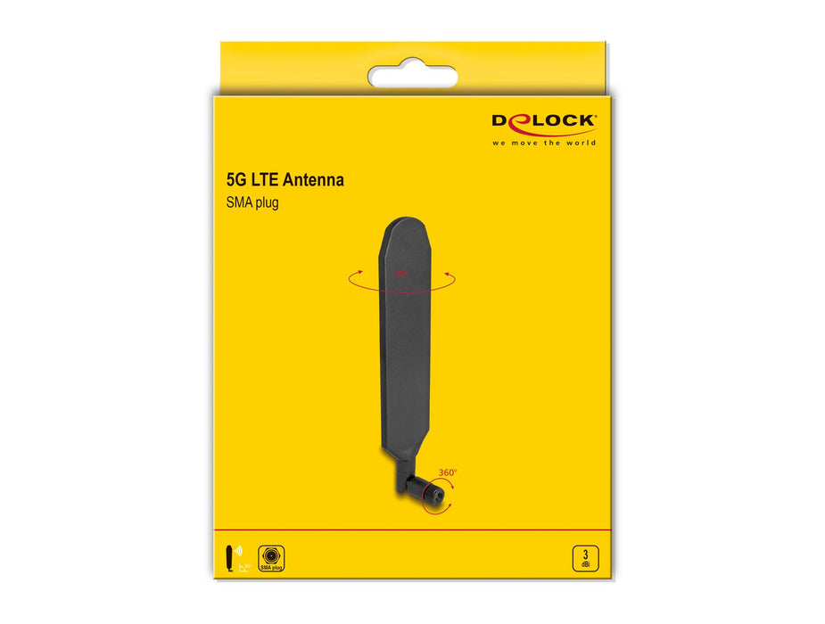 EAN 4043619901029 - DeLOCK 90102 antena para red Antena omnidireccional imagen 2