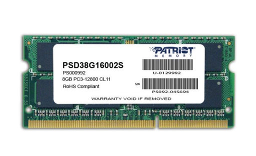 EAN 0815530013273 - Patriot Memory 8GB PC3-12800 módulo de memoria 1 x 8 GB DDR3 imagen 1