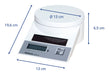 EAN 4002390012287 - MAUL Solar Letter Scales MAULtronic S 2000 g Báscula postal electrónica Blanco imagen 2