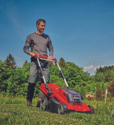 EAN 4006825669121 - Einhell RASARRO 36/40 (2x4.0Ah) Cortacésped manual Batería Negro, Rojo imagen 7