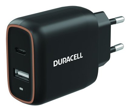 EAN 5056889400146 - Duracell DRACUSB19-EU cargador de dispositivo móvil Smartphone, Tableta Negro Corriente alterna Interior imagen 1