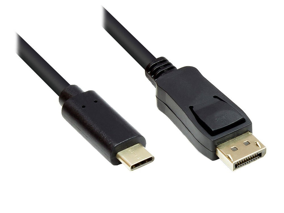 EAN 4014619366651 - Alcasa GC-M0107 adaptador de cable de vídeo 3 m USB Tipo C DisplayPort Negro imagen 1