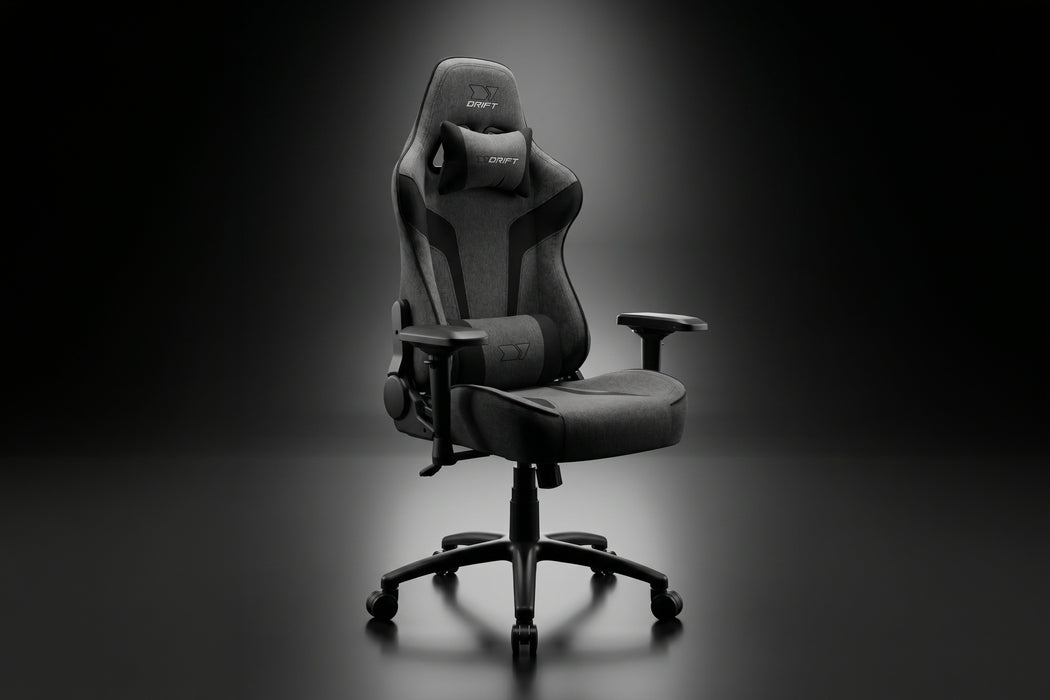 EAN 8436587976605 - DRIFT DR90XXL silla para videojuegos Silla para videojuegos de PC Asiento acolchado Gris, Negro imagen 11
