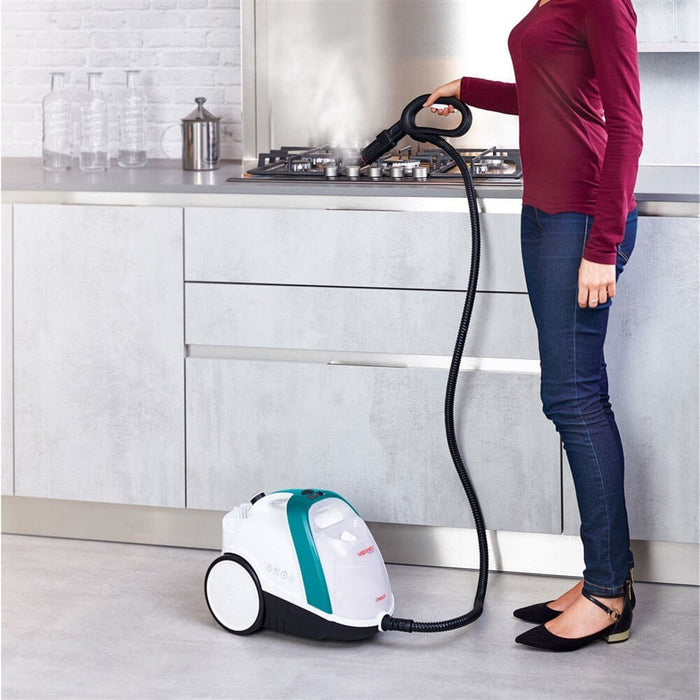 EAN 8007411011573 - Polti Vaporetto Smart 100_T Limpiador a vapor de cilindro 1500 W Azul, Blanco imagen 6