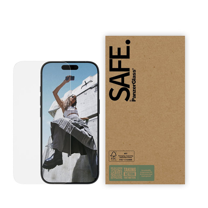 EAN 5715685025471 - PanzerGlass SAFE. by ® Screen Protector iPhone 17 | iPhone 17 Pro | iPhone 16 Pro | Ultra-Wide Fit | Bulk imagen 2