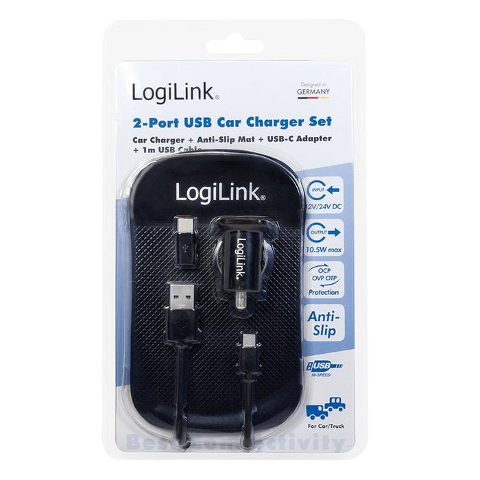 EAN 4052792054132 - LogiLink PA0204 cargador de dispositivo móvil Universal Negro Encendedor de cigarrillos Interior imagen 8