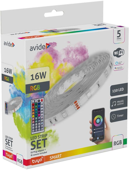 EAN 5999097945064 - Avide ALSB5050RGBTUYA44-5M cinta luminosa Regleta luminosa universal LED 16 W 5000 mm imagen 8