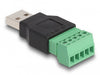 EAN 4043619659715 - DeLOCK 65971 cambiador de género para cable USB 2.0 Type-A 1 x 5 pin Negro, Verde imagen 1