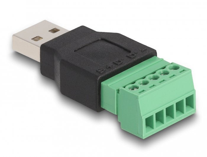 EAN 4043619659715 - DeLOCK 65971 cambiador de género para cable USB 2.0 Type-A 1 x 5 pin Negro, Verde imagen 1