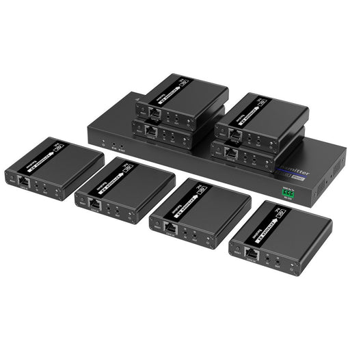 EAN 8059018368505 - Techly IDATA EX-HL81TYP extensor audio/video Transmisor y receptor de señales AV Negro imagen 2