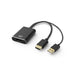 EAN 8716065574234 - ACT AC7536 adaptador de cable de vídeo 0,24 m HDMI + USB DisplayPort Negro imagen 1