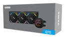 EAN 6930788485772 - SAMA Gears Q70 Procesador Sistema de refrigeración líquida todo en uno 12 cm Negro 1 pieza(s) imagen 3