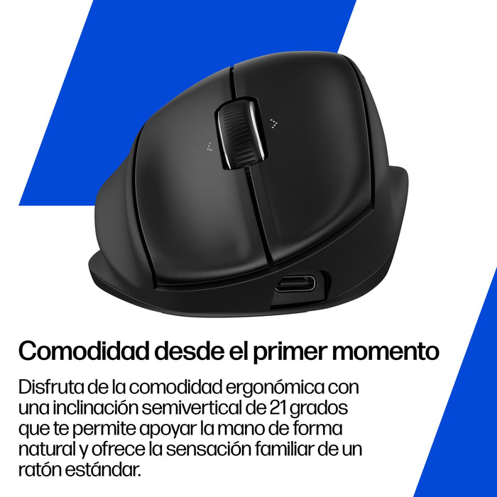 EAN 199251099182 - HP Tilt Ergonomic Mouse 725M ratón Oficina mano derecha RF Wireless + Bluetooth 6000 DPI imagen 8