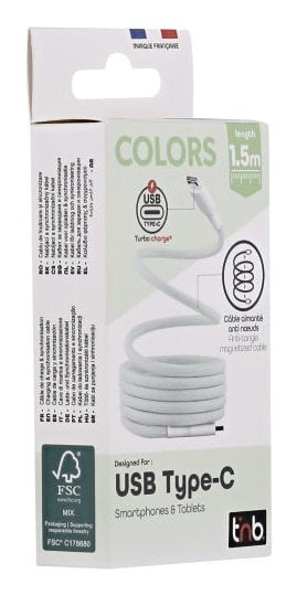 EAN 3303170118245 - T'nB TCPDMAGGR cable USB 1,5 m USB C 60 W Verde imagen 3