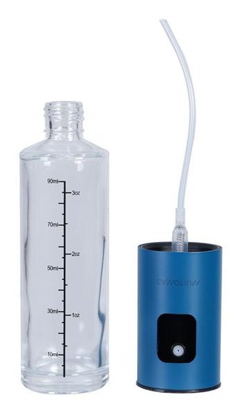 EAN 8021735225942 - Muitomas OILSPRAY100MLBL dispensador de aceite/vinagre 0,1 L Botella Vidrio, Plástico Transparente, Azul imagen 3