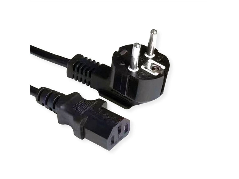 EAN 7630049632080 - VALUE 19.99.1014 cable de transmisión Negro 3 m Enchufe tipo E+F C13 acoplador imagen 1