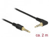 EAN 4043619856138 - DeLOCK 85613 cable de audio 2 m 3,5mm Negro imagen 1