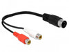EAN 4043619858354 - DeLOCK 85835 cable de audio 0,2 m DIN (5-pin) 2 x RCA Negro imagen 1