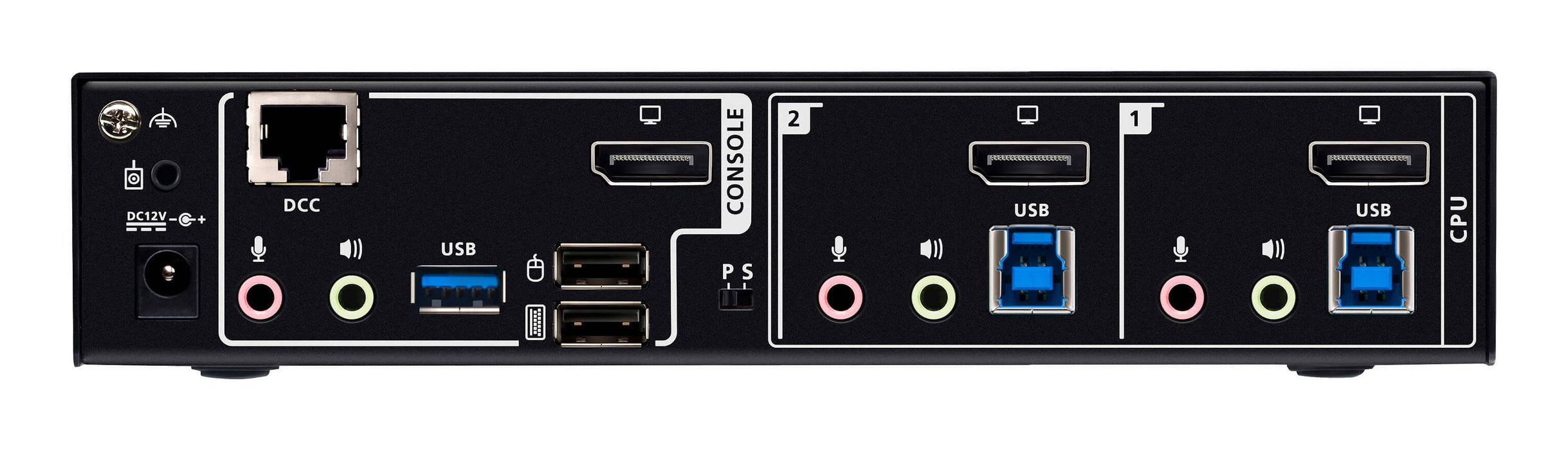 EAN 4711581520721 - ATEN CS1922A-AT-G interruptor KVM Negro imagen 3
