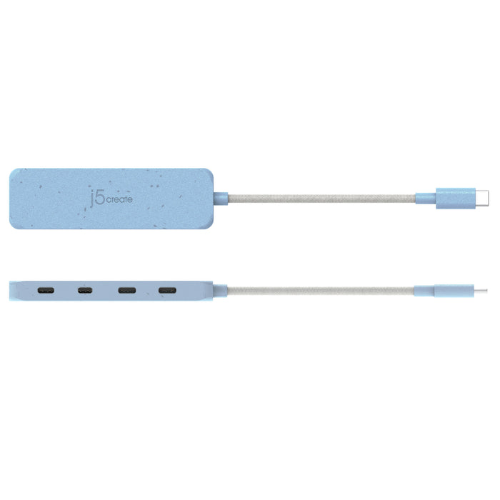 EAN 4712795087840 - j5create JCH345EC USB 3.2 Gen 1 (3.1 Gen 1) Type-C 10000 Mbit/s Cian imagen 4