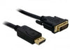 EAN 4043619825929 - DeLOCK Displayport > DVI 24+1 m/m 3m DVI-D Negro imagen 1