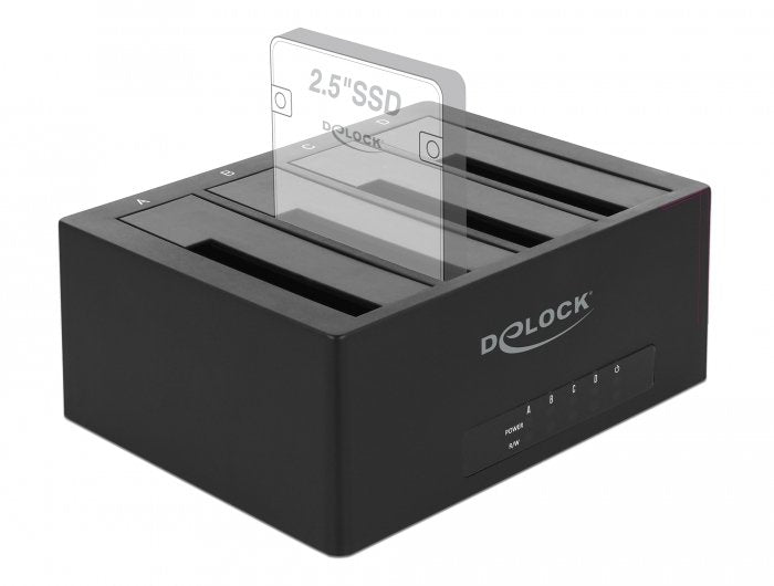 EAN 4043619639304 - DeLOCK 63930 base de conexión para disco duro USB 3.2 Gen 1 (3.1 Gen 1) Type-B Negro imagen 3