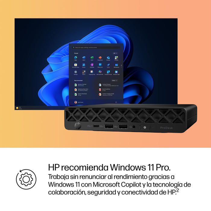 EAN 0199485673622 - HP ProDesk 4 G1i AI PC Intel Core Ultra 5 235T 16 GB DDR5-SDRAM 512 GB SSD Windows 11 Pro Mini PC Negro imagen 8