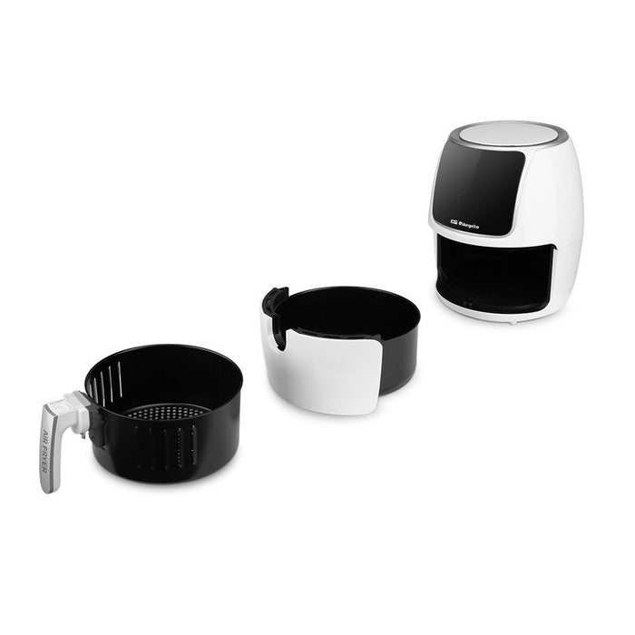 EAN 8435568404274 - Orbegozo FDR 64 freidora Sencillo 4 L 1500 W Negro, Acero inoxidable, Blanco imagen 11