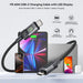 EAN 4894160058911 - UNITEK PD 60W USB-C 2M cable USB USB 2.0 USB C 0,48 Gbit/s Negro imagen 3