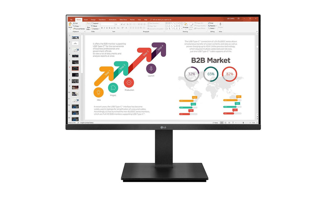 EAN 8806091581822 - LG 24BP450Y-B pantalla para PC 60,5 cm (23.8") 1920 x 1080 Pixeles Full HD LED Negro imagen 1